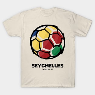 Seychelles Football Country Flag T-Shirt